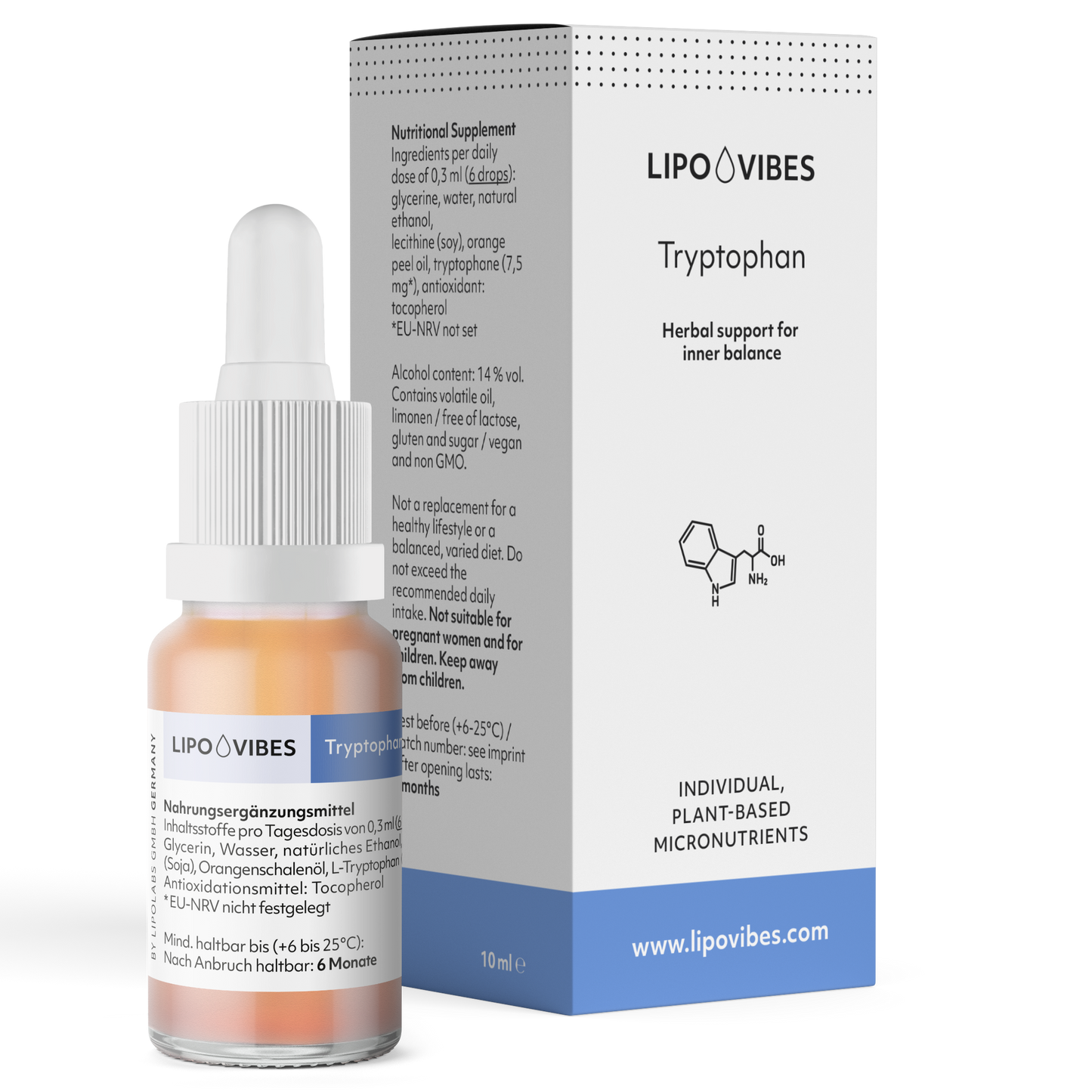 LipoVibes Tryptophan - für mehr Ausgeglichenheit